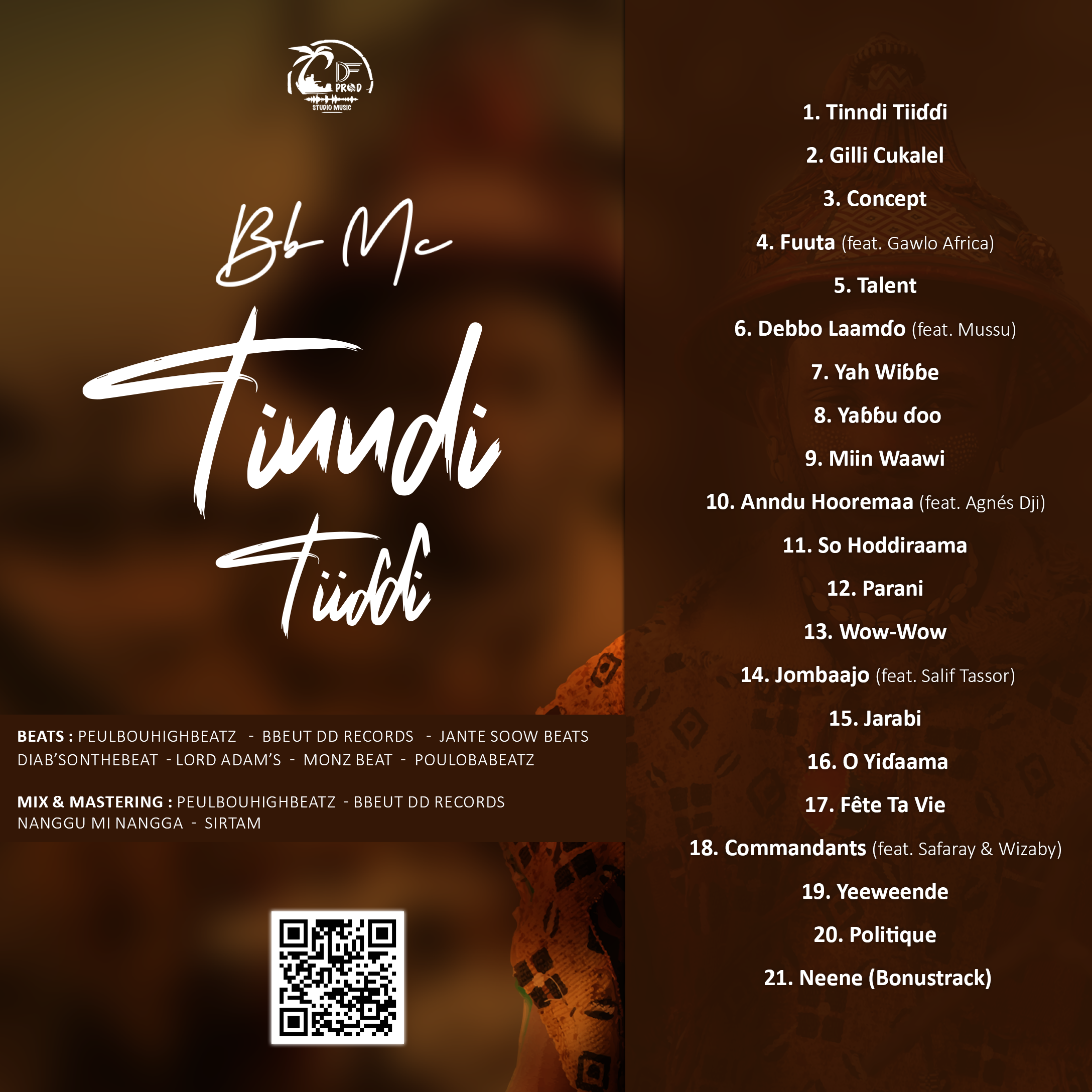 Tinndi Tiiɗɗi - Tracklist